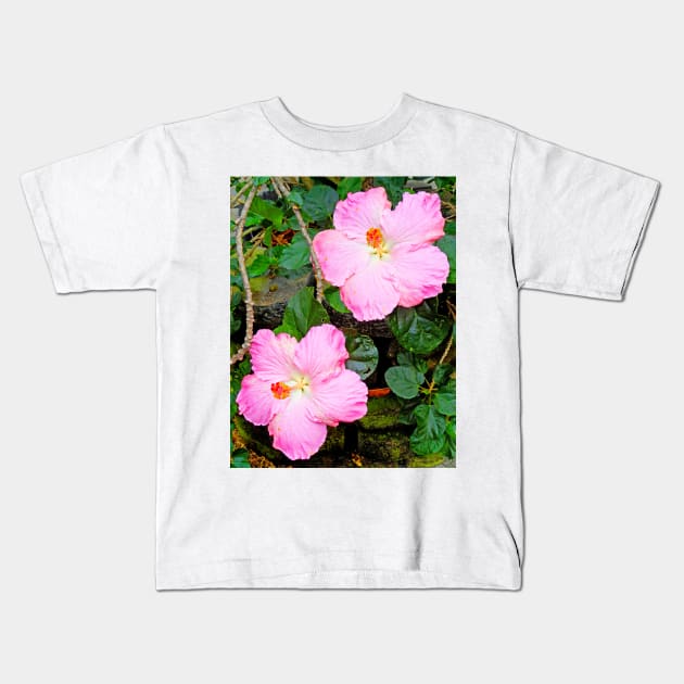 Tropical Garden Study 3 Kids T-Shirt by bobmeyers